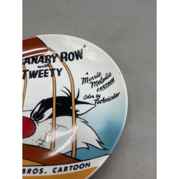 looney tunes classic lobby plate warner bros cartoon canary row trweety READ - Picture 3 of 9